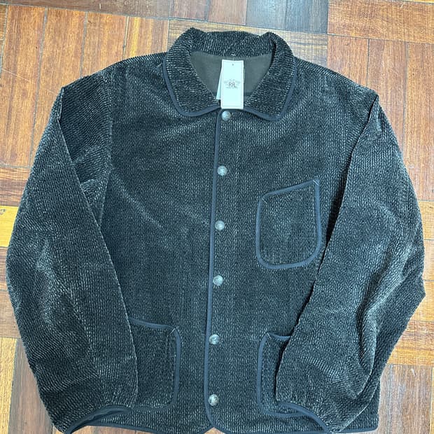 새상품)rrl 프린트 트위드 코듀로이 자켓 L