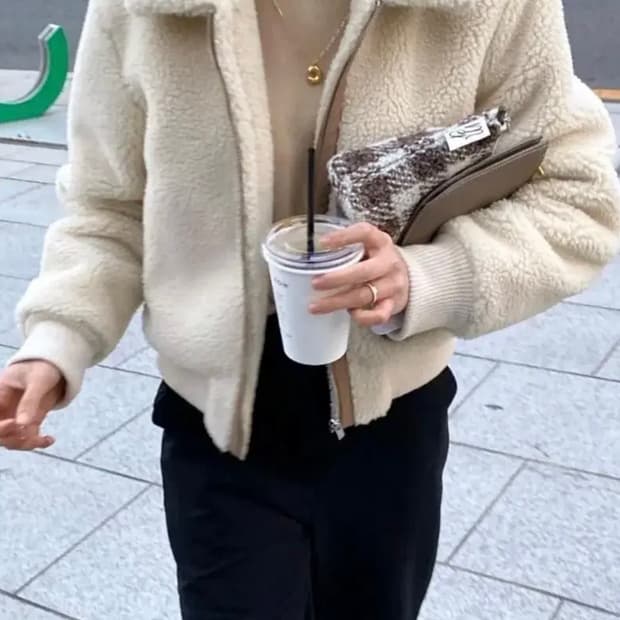 유메르 줄리 봄버 시어링 무스탕