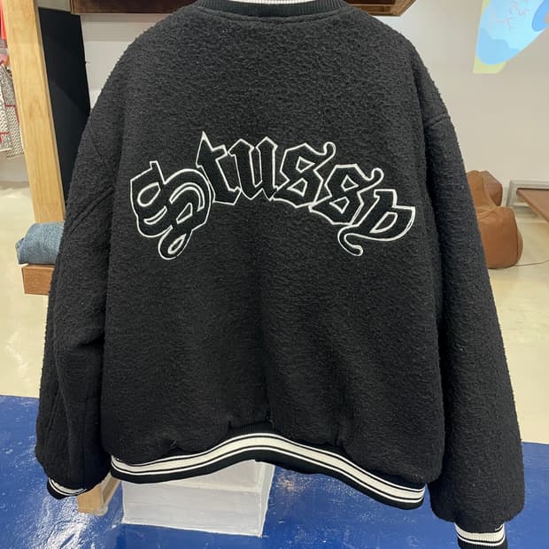 Stussy 스투시 카센티노 울 바시티 자켓