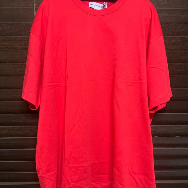 꼼데가르송 셔츠 백로고 반팔티