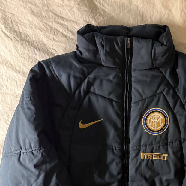 나이키 인테르 패딩 네이비