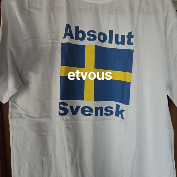 압솔루트 스벤스크 스웨덴 스톡홀름 기념품샵 티셔츠 XL 