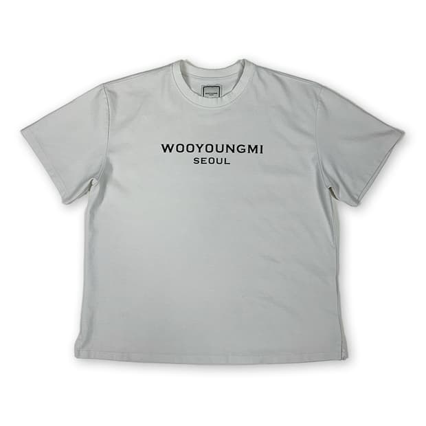 우영미 로고 반팔티