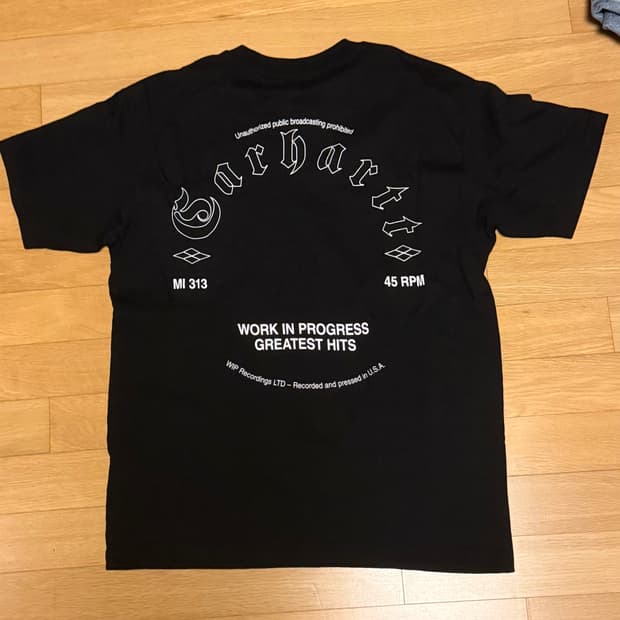 칼하트 윕 로고 반팔 티셔츠 s