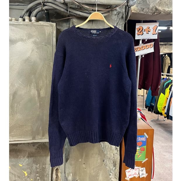 폴로 랄프로렌 니트 네이비 M #csz3607