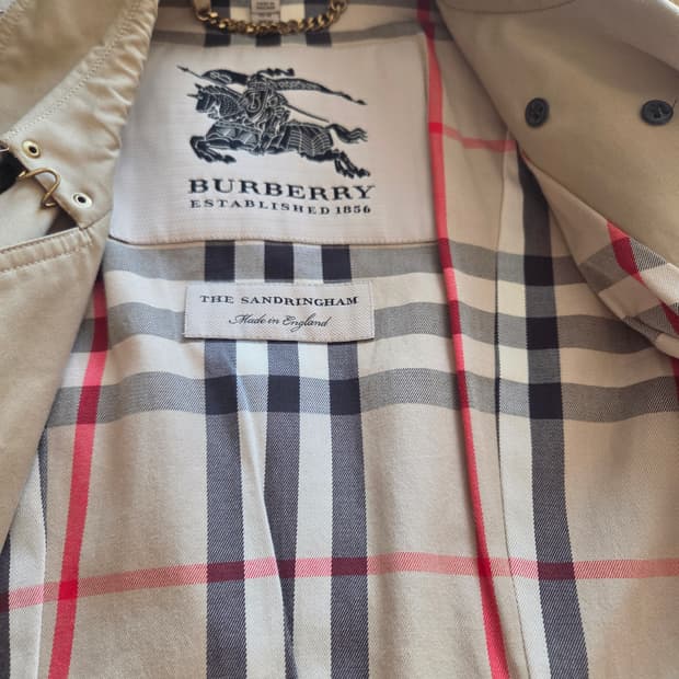 버버리 샌드링엄 트렌치 코트 (상태S)