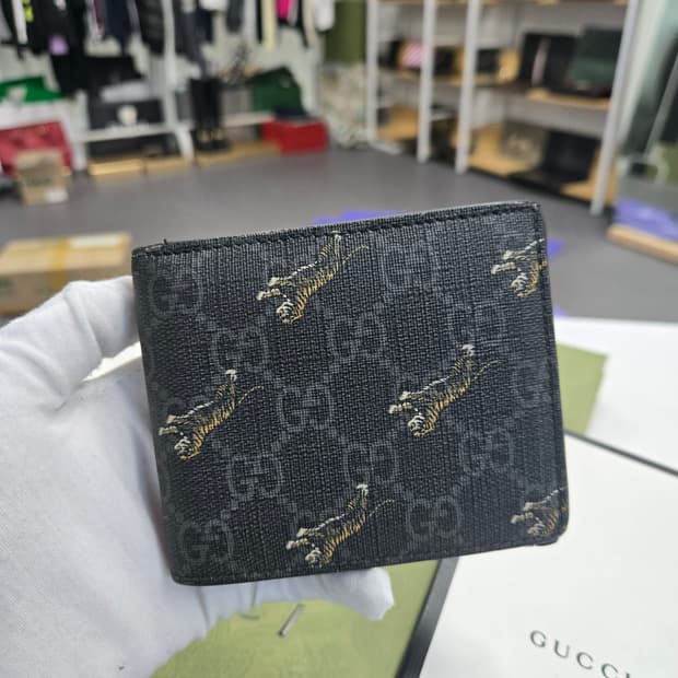 [A급컨디션]구찌 점핑타이거 반지갑