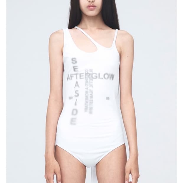 새상품) 나체 수영복 1사이즈 WAVE BASIC SWIM SUIT