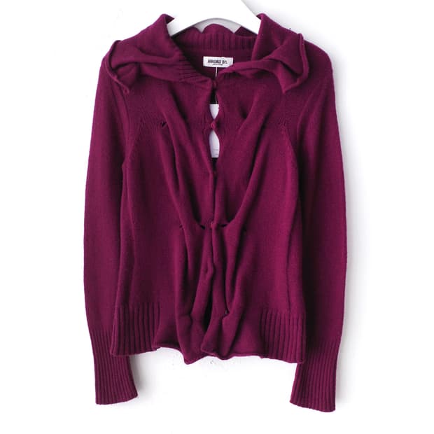 Hiroko bis) twist snap cardigun