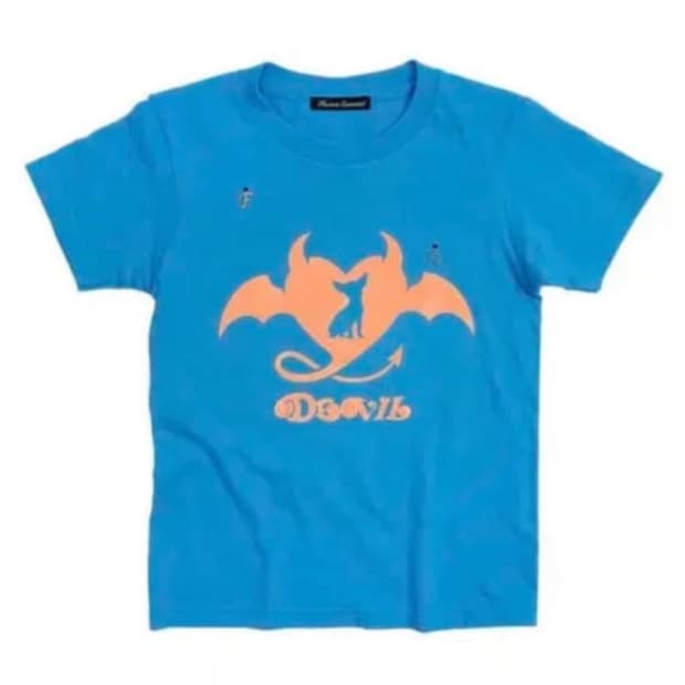 (구해요!!) 샵페어리 데빌 티 블루 devil tee