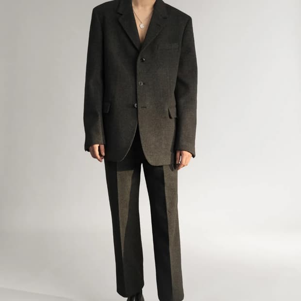 르메르 19FW 펠트울 바지 46