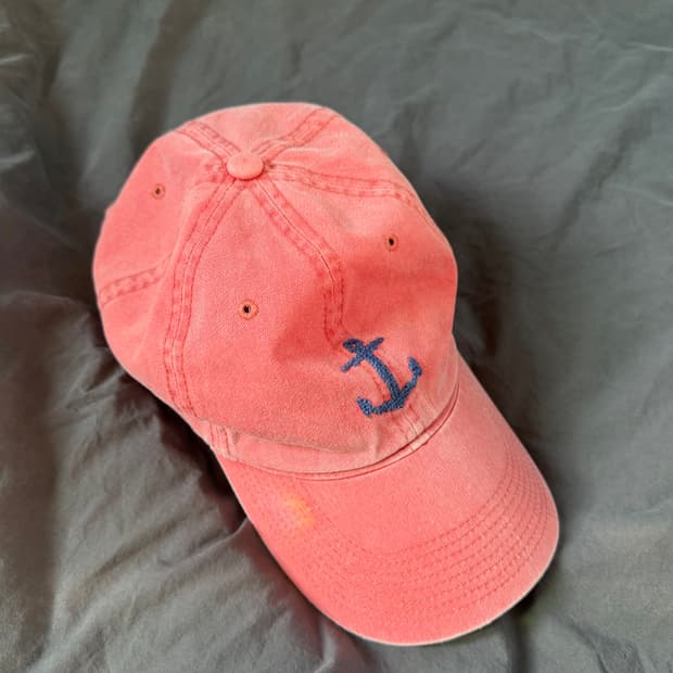 Smathers&Branson 핑크 자수 볼캡