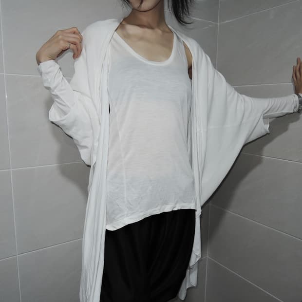 Open Draped Cardigan
