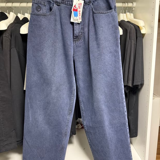 폴라 스케이트 빅 보이 진 블루 블랙 M