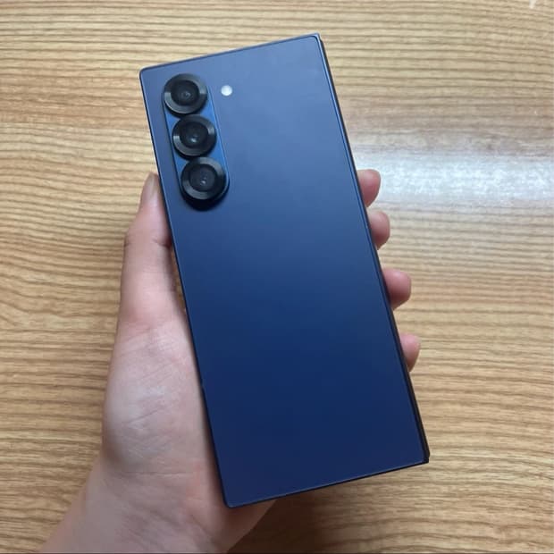 갤럭시 삼성 Z폴드 6 512GB 블루 s급