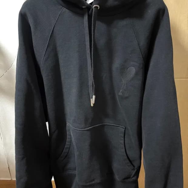 아미 톤앤톤 빅로고 후드티 m