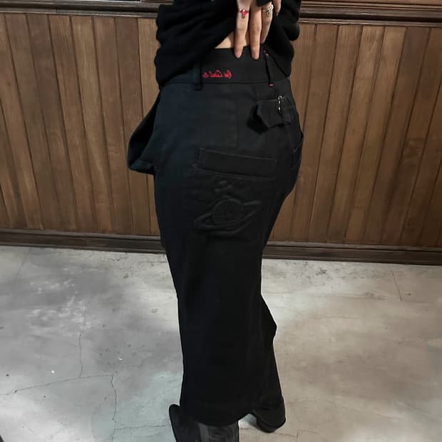 VIVIENNE WESTWOOD back detail skirt