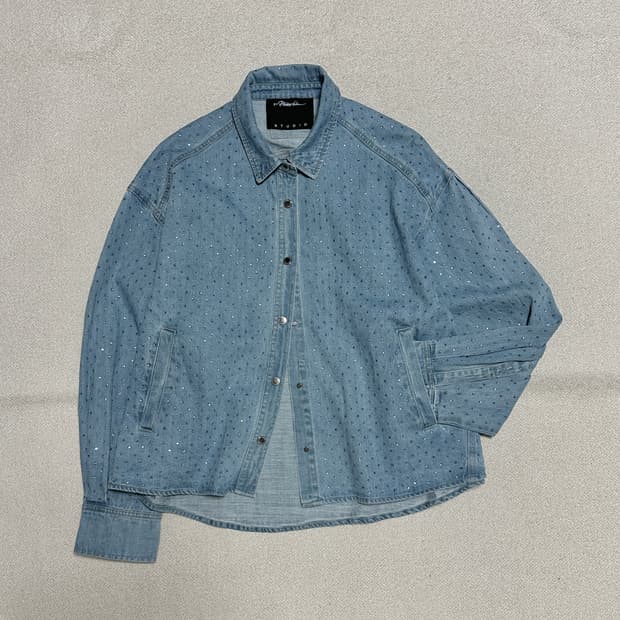 3.1 필립림 스튜디오 크리스탈 데님 자켓