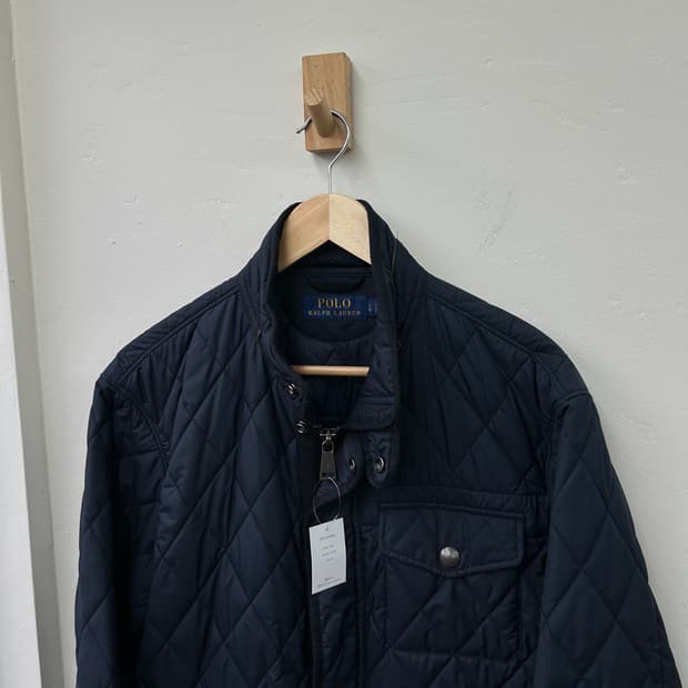 15270 - 폴로 랄프로렌 네이비 퀄팅 자켓