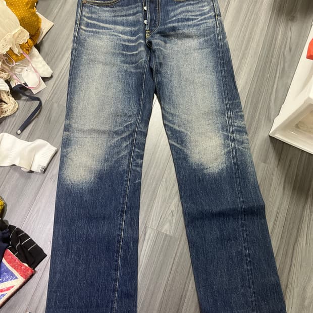 다치산 청바지