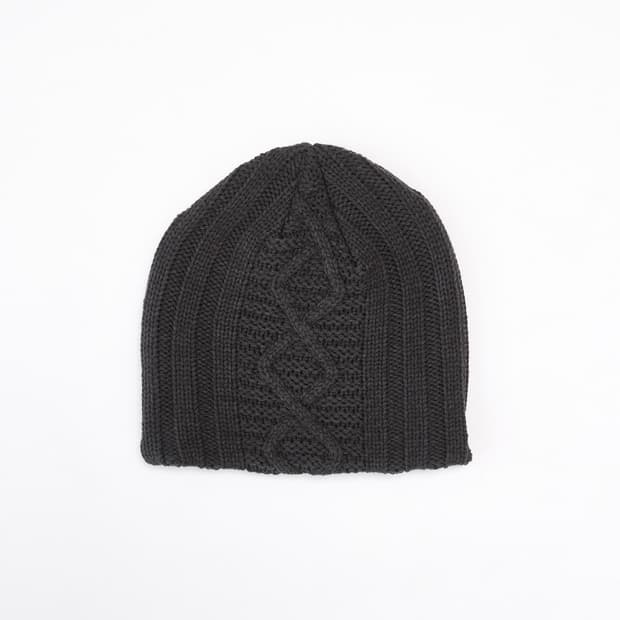 해칭룸 Jacquard Big Beanie Charcoal 