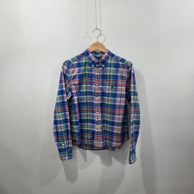 폴로랄프로렌 보이즈 버튼다운 체크셔츠 XL/18/20