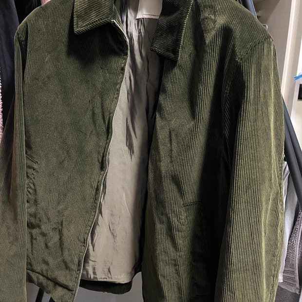 포터리 코듀로이 드리즐러 올리브 1