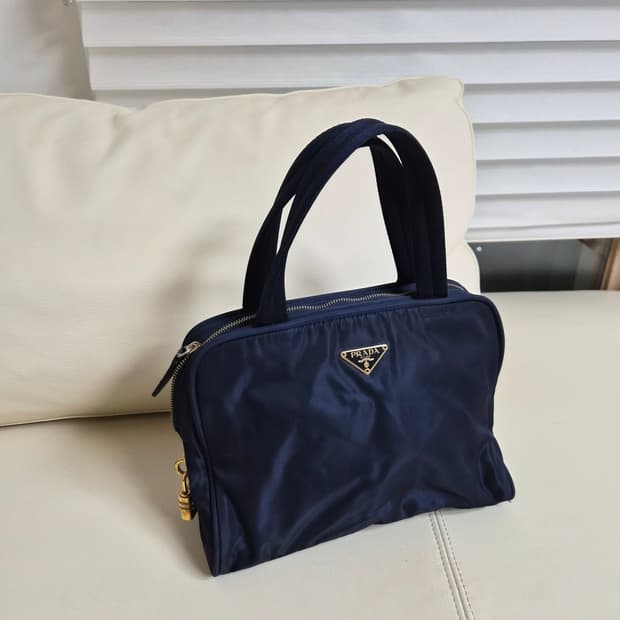 프라다정품 나일론 토드