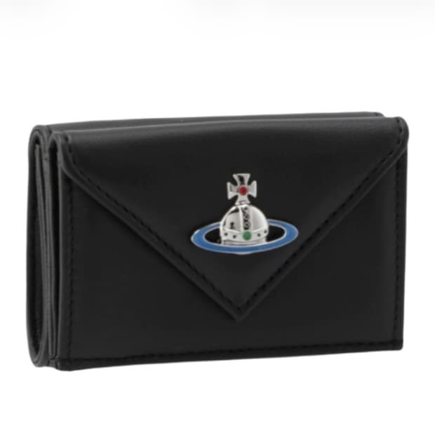 비비안 웨스트우드 엠마 엔벨로프 포켓 빌 폴드 블랙