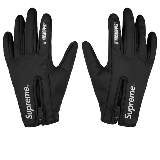 슈프림 윈드스토퍼 장갑 블랙