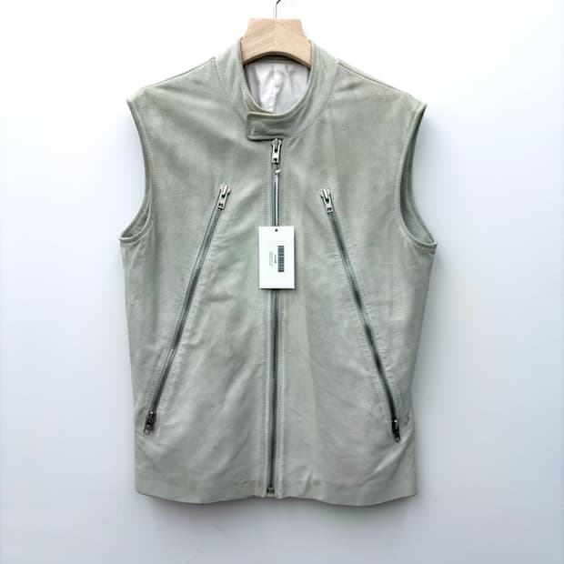 5 ZIP LEATHER VEST