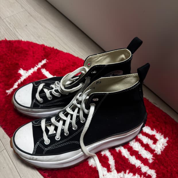 컨버스 런스타 하이크 블랙 하이 280mm