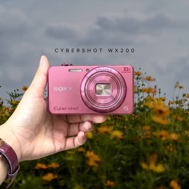 작례) 소니 사이버샷 DSC-WX200 디카 📸