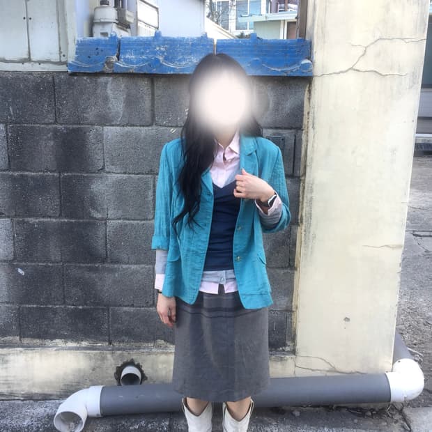 빈티지맛 긱시크 코디세트