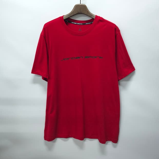 나이키 조던 스포츠 레드 로고 반팔 티셔츠(빅사이즈) (115)