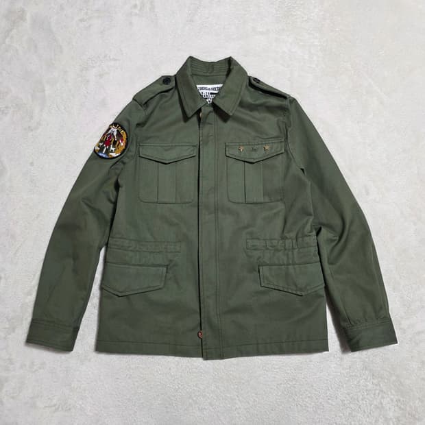 (S)여성 쟈딕앤볼테르 스컬 야상 자켓