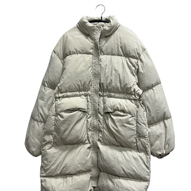 마리끌레르 우먼스 덕다운 롱패딩 베이지