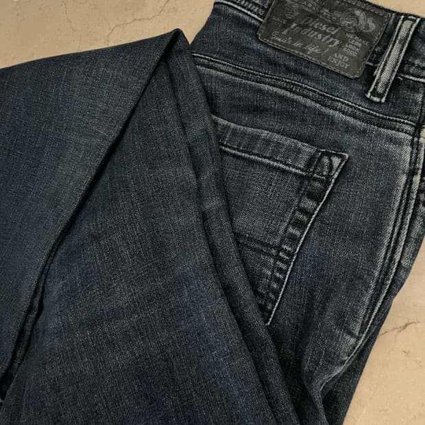 디젤 워싱 데님 청바지 (W32 L32)