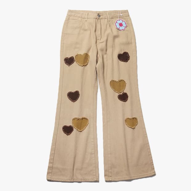 HOOK - HEART PATCH PANTS