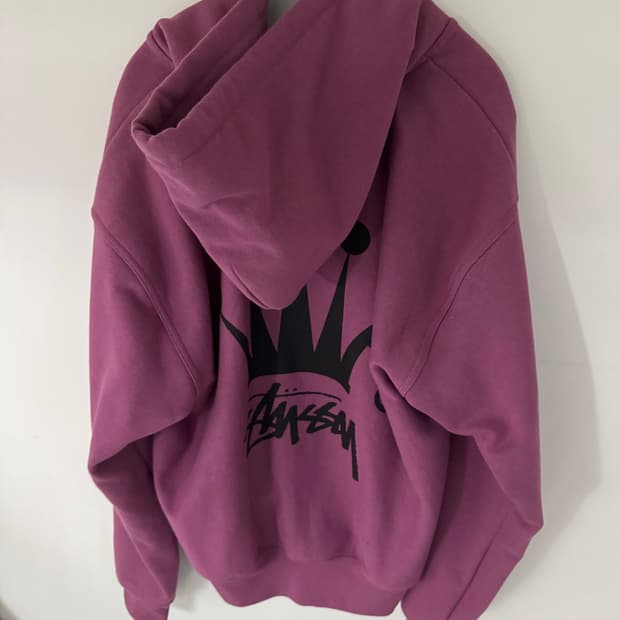 Stussy 스투시 리갈 크라운 후드집업 베리