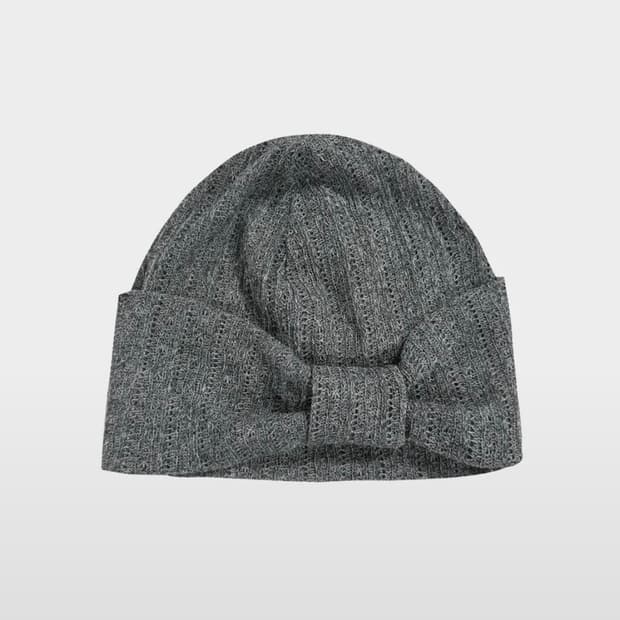 Sio RIBBON KNIT BEANIE [MELANGE]