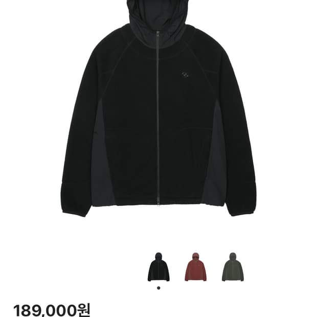 [2] 산산기어 플리스 블랙