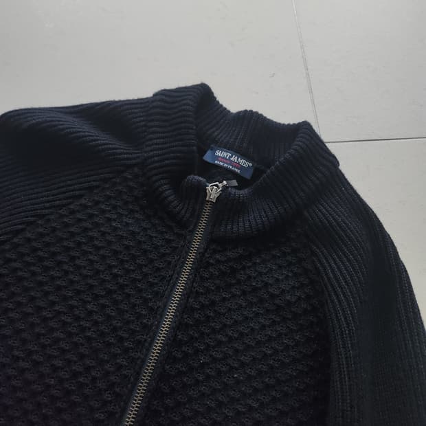 세인트제임스 니트 집업 가디건