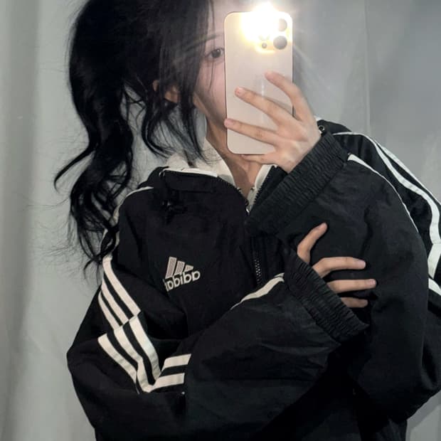 🐰아디다스 대대장 아방 누빔 후드 점퍼🖤