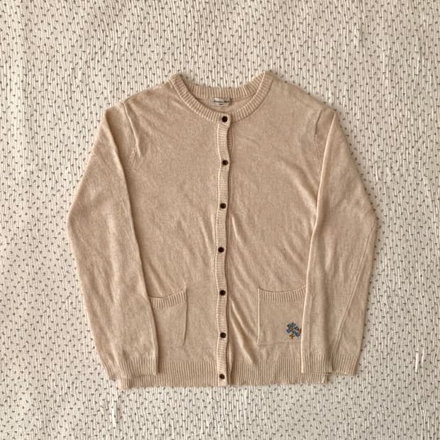 sm2 모리 자수 가디건