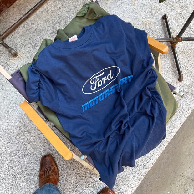 80‘s Ford Motorsports logo single T