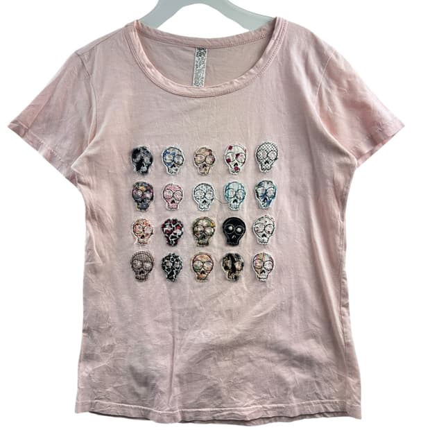 JPN 스컬 핑크 슬리브1337