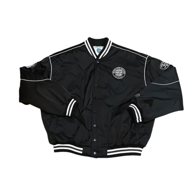 배드블러드 플래그 로고 바시티 자켓(라지사이즈)