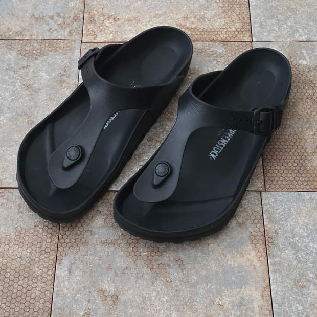 (250)버켄스탁 지제 에바 블랙 쪼리 샌들