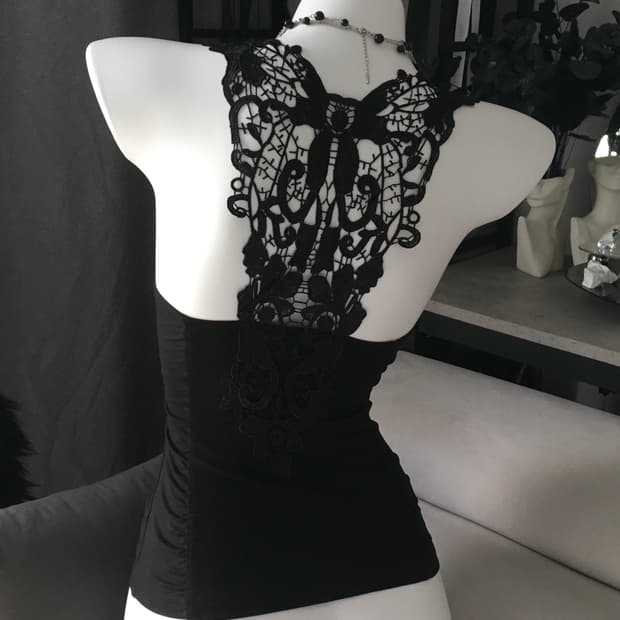 ༒ Butterfly back sleeveless